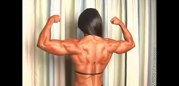  Claudia Partenza Huge Bulging Ripped Muscle
